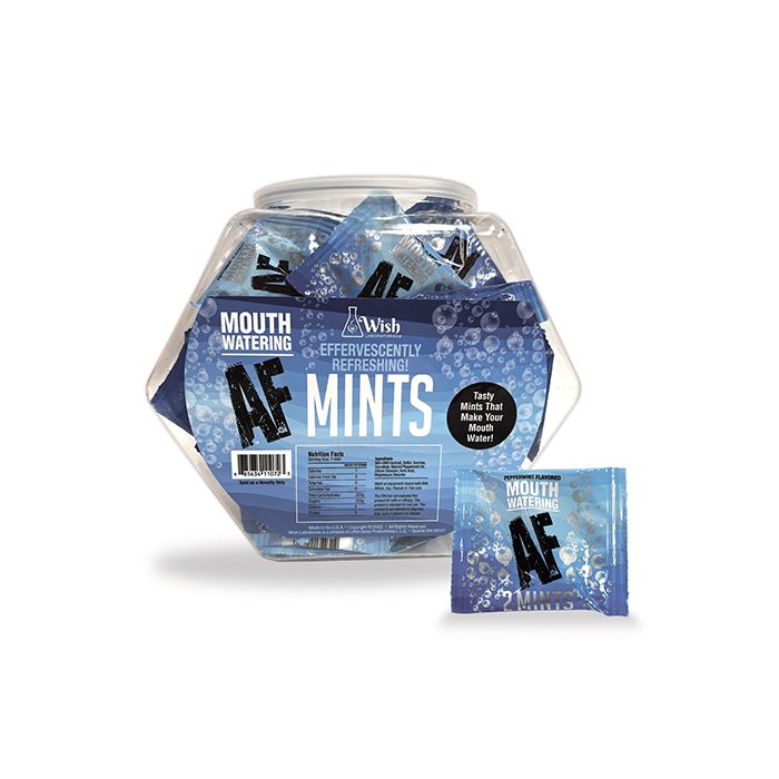 Mouth Watering AF Mints Fishbowl - Display of 100