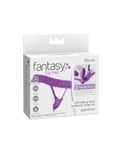 Fantasy For Her Ultimate G-Spot Butterfly Strap On - Purple